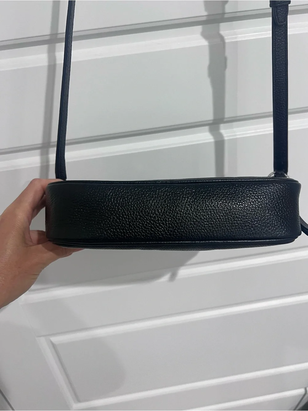 Michael Kors Black Pebbled Leather Camera Bag
